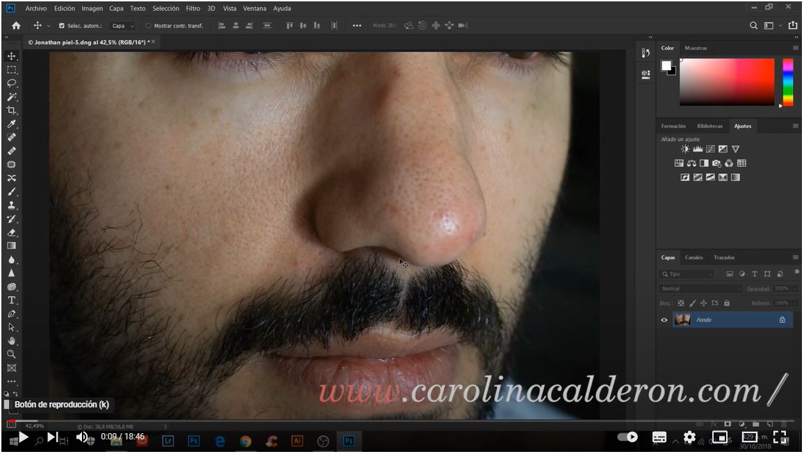 Corrección de piel con Adobe Photoshop